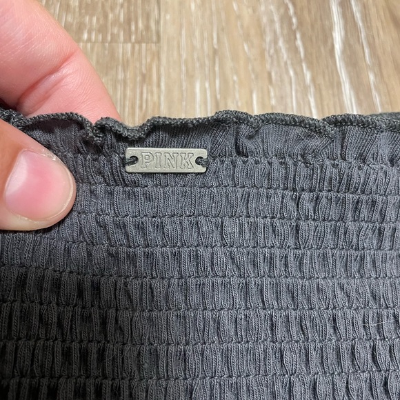 NWT- VS PINK Gray Tube Top - Picture 2 of 3